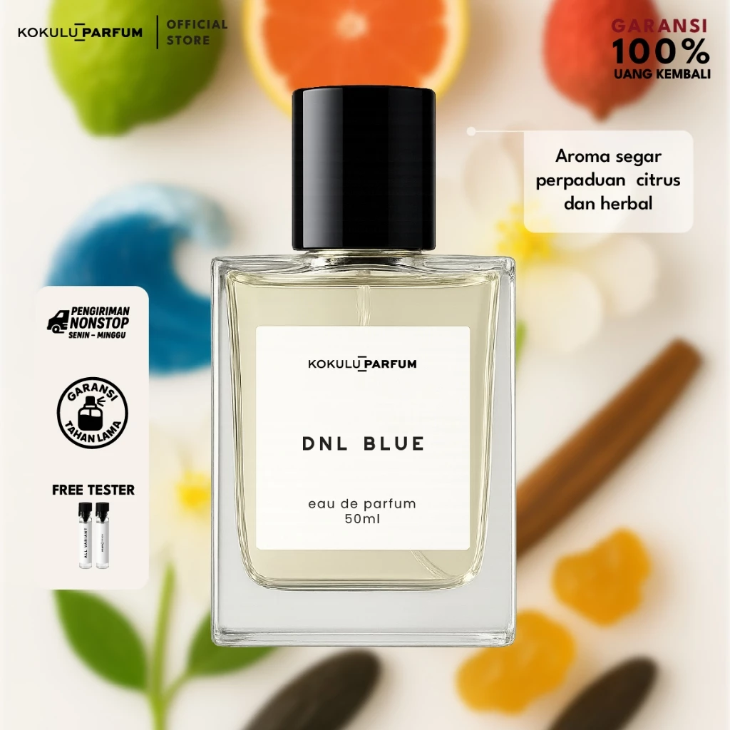 Dnl Blue fragrance bottle