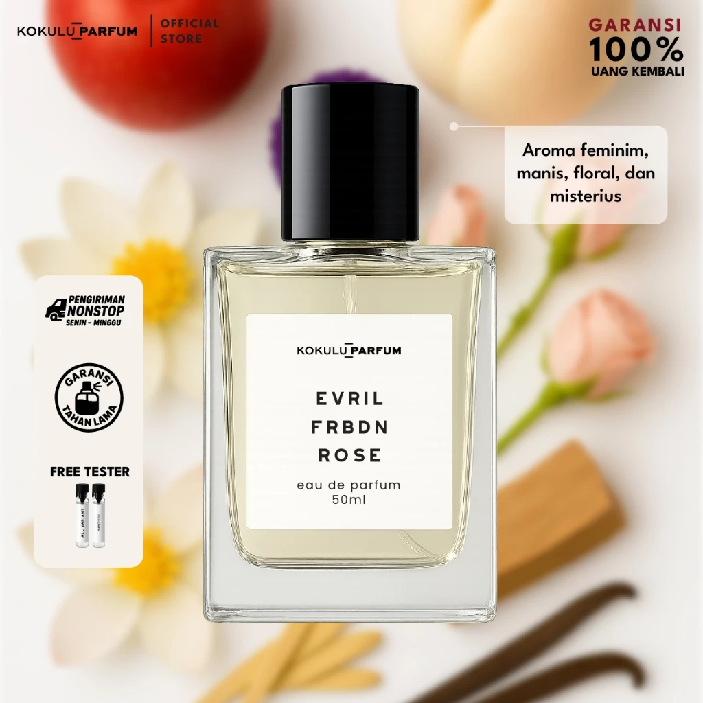 Avril Lavigne Forbidden Rose fragrance bottle
