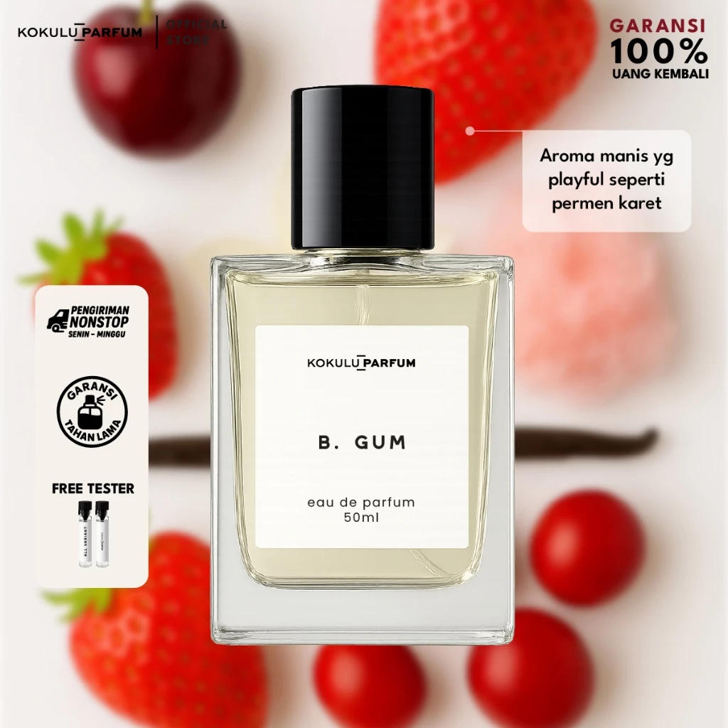 Bubblegum fragrance bottle