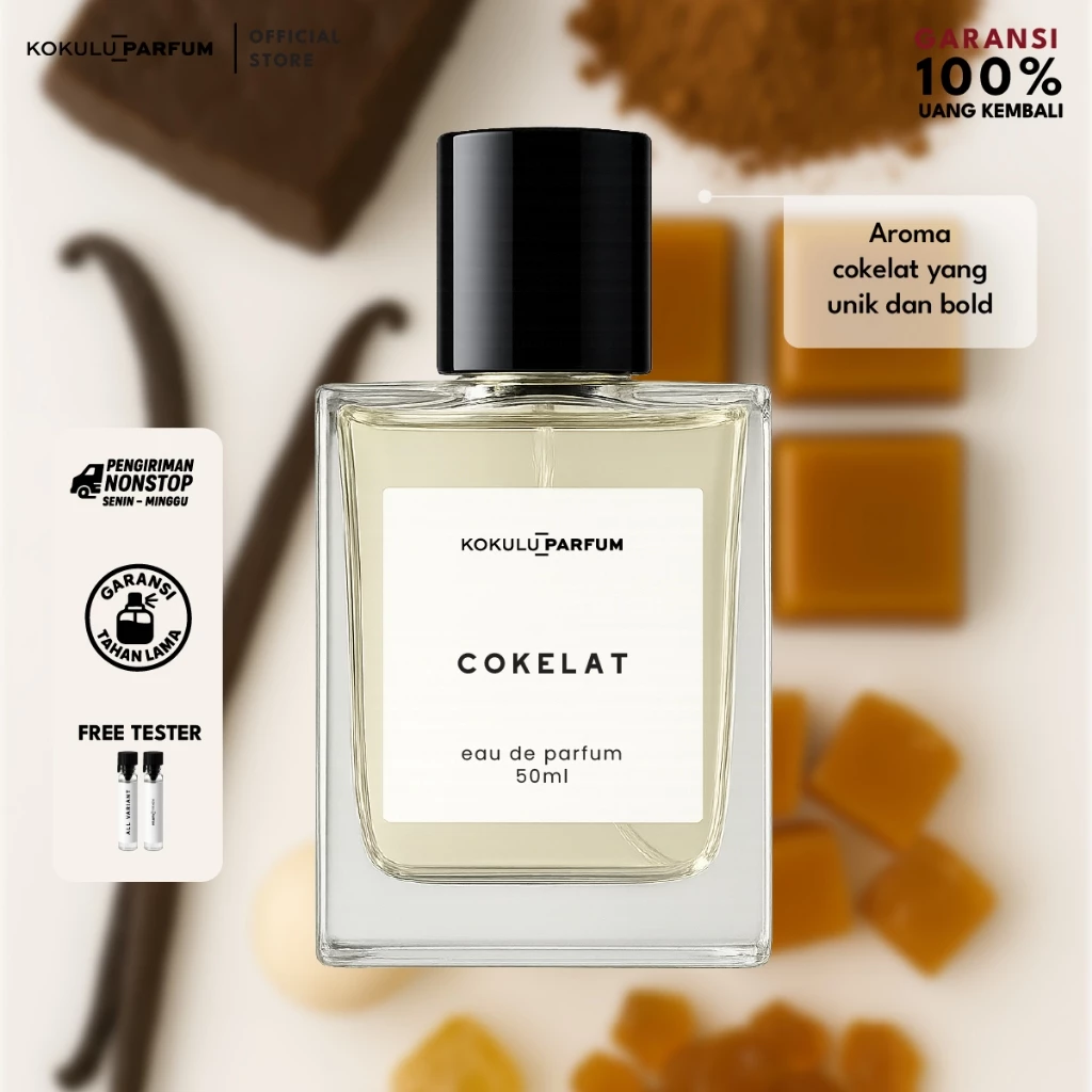 Cokelat fragrance bottle