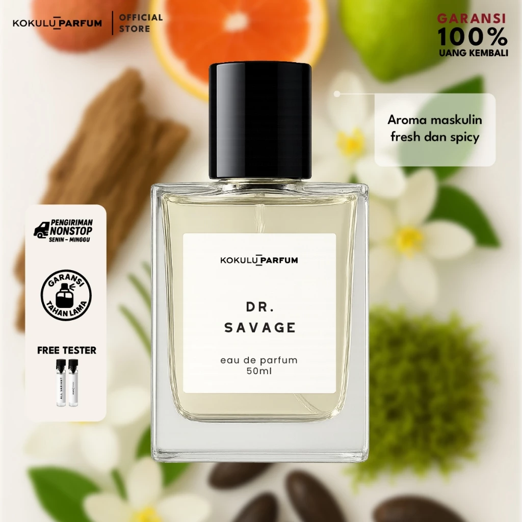 Dr Savage fragrance bottle
