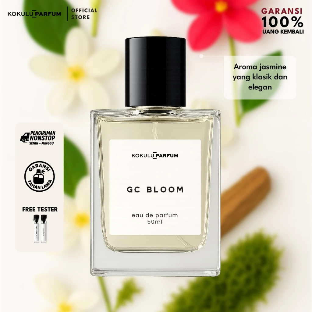 Gci Bloom fragrance bottle