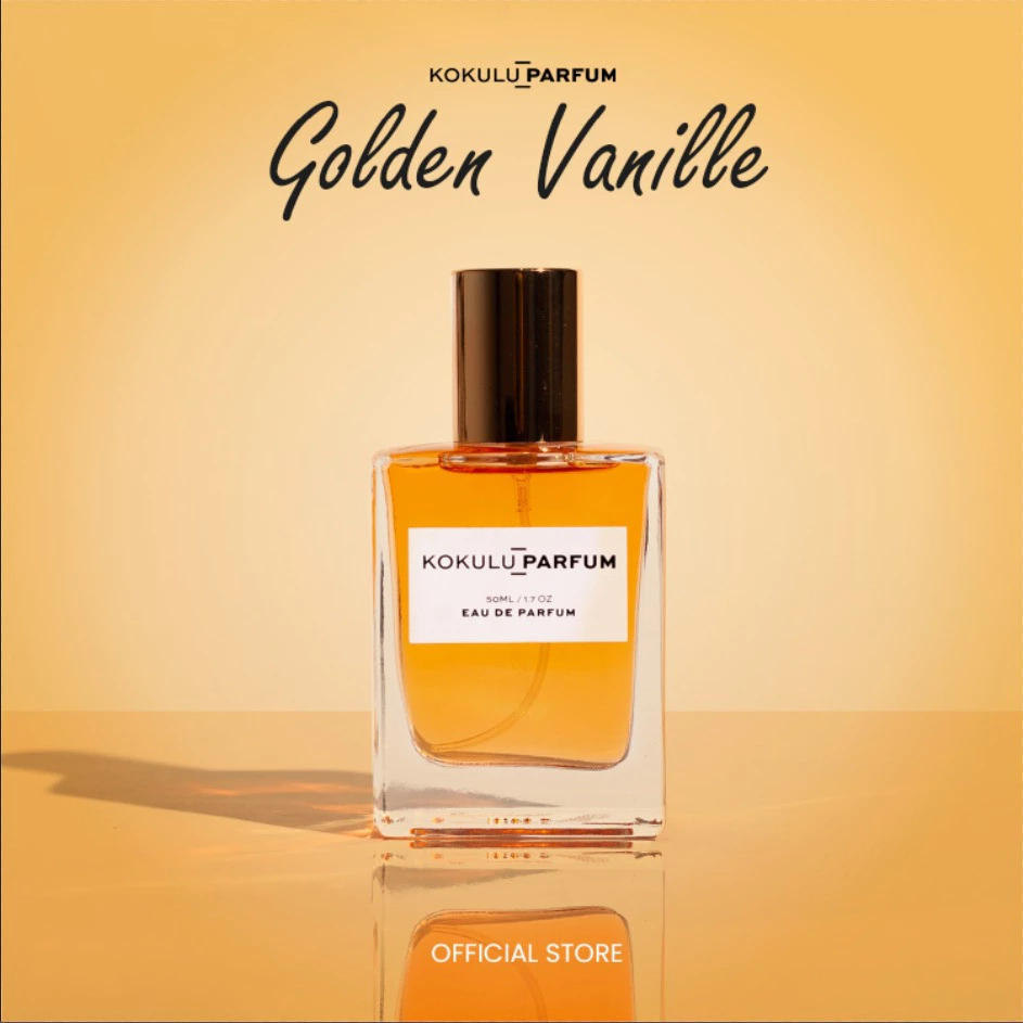 Golden Vanille fragrance bottle