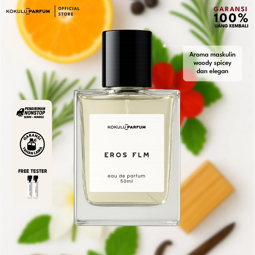Veros Flame fragrance bottle